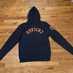 NWT- 47 Brand Dark Blue and Orange Chicago Bears Hoodie